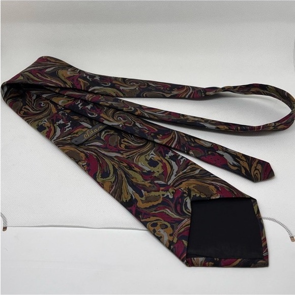 EUC Vintage Eláan Abstract Swirl Tie - Picture 6 of 7